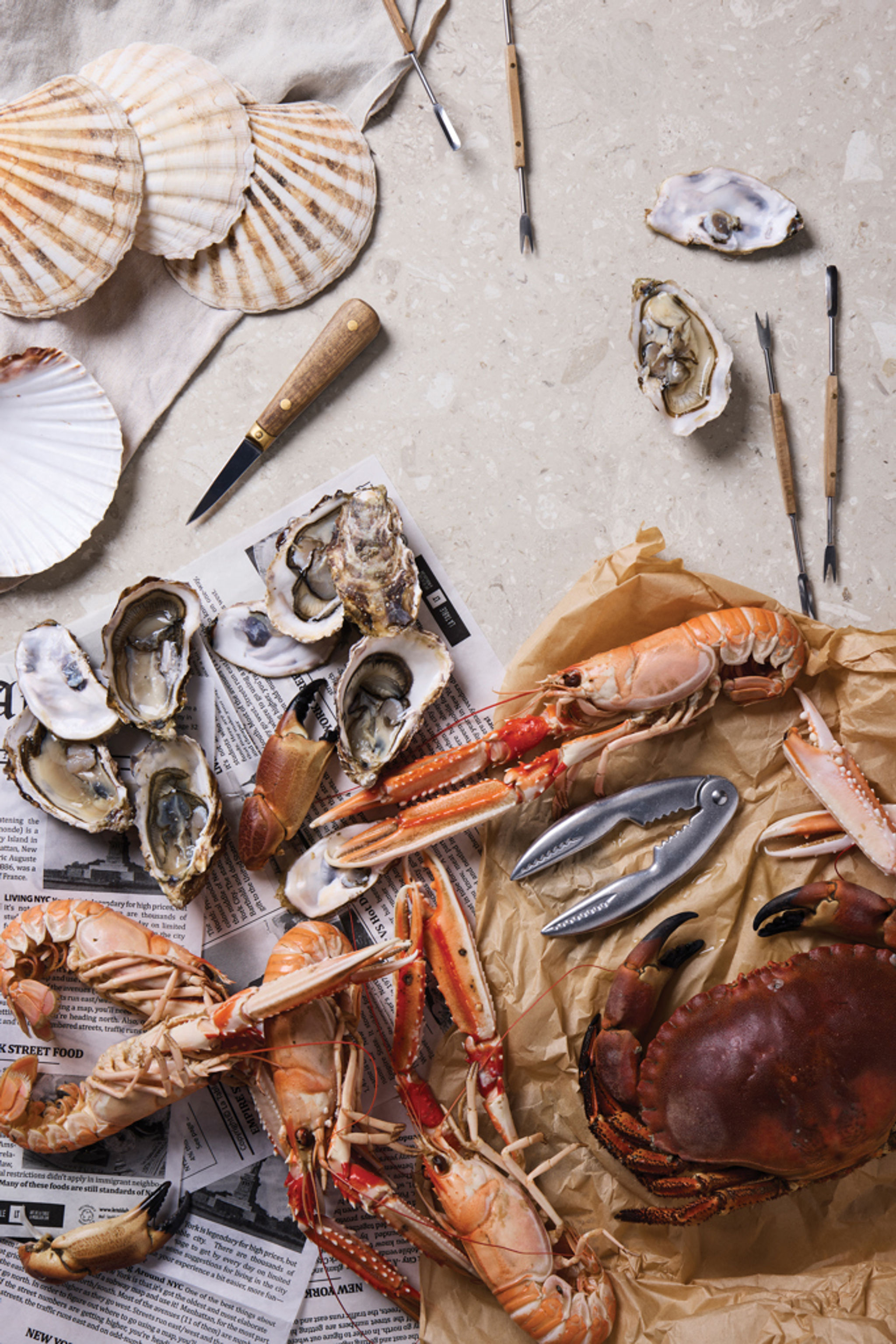 VINGA Story of seafood — V prostředí