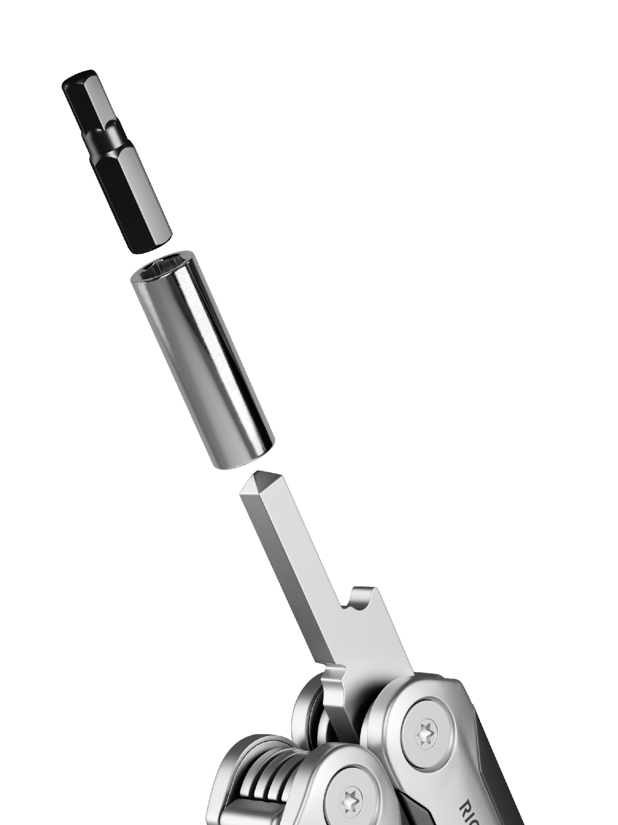 Multitool s kleštěmi a sadou šroubovacích bitů — Detail
