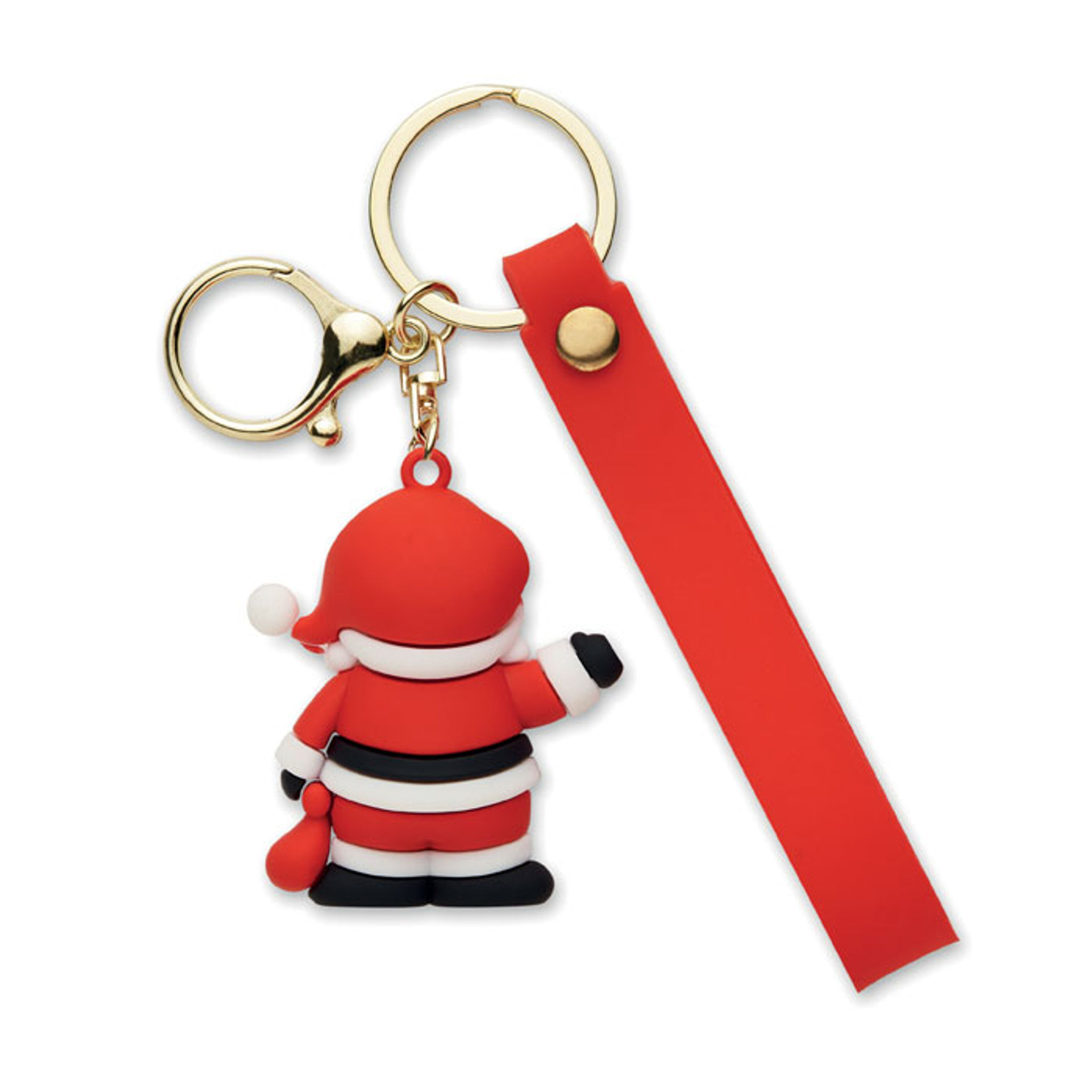 Klíčenka s figurkou Santa Clause — Záda