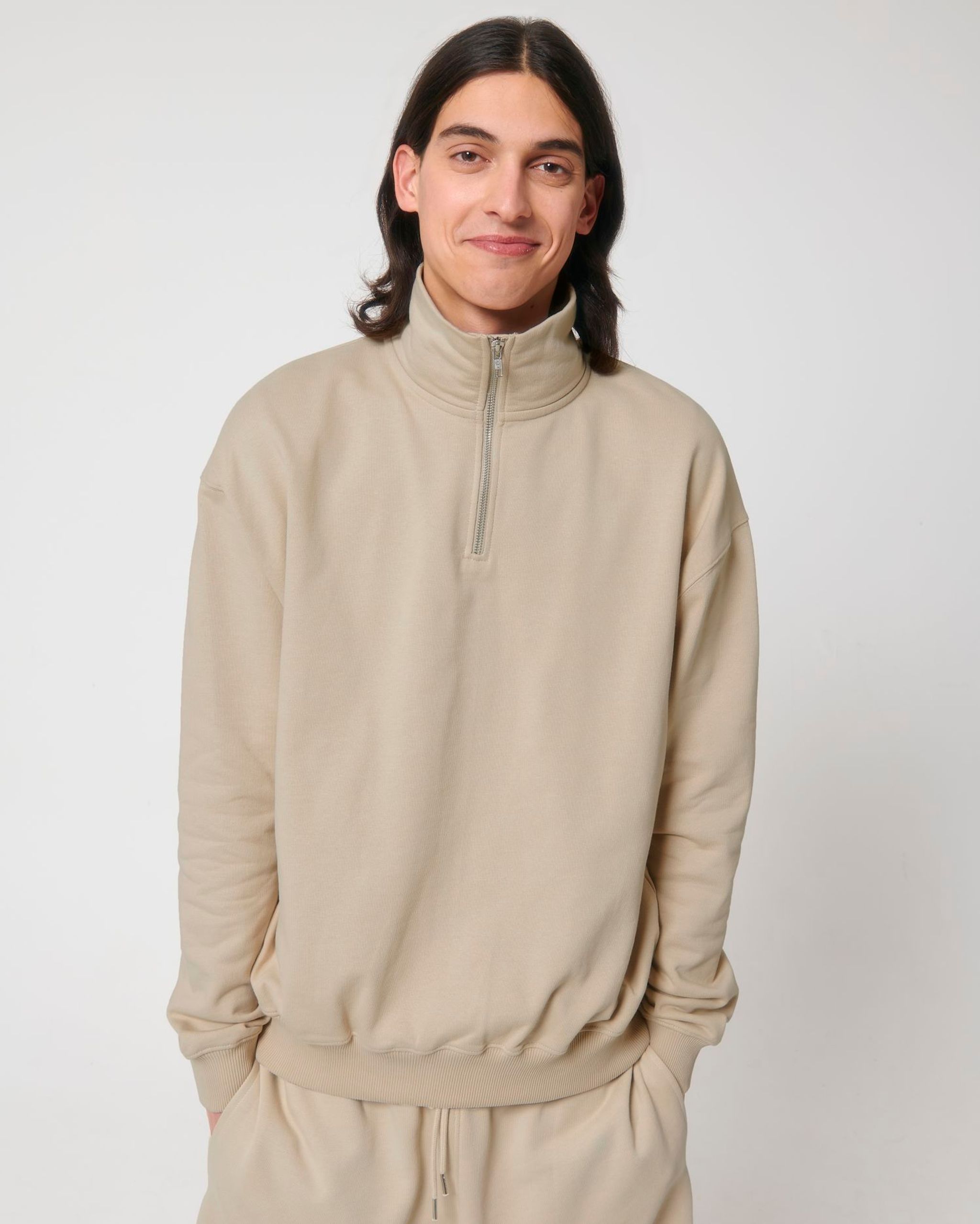 Stanley/Stella quarter zip mikina — Na postavě