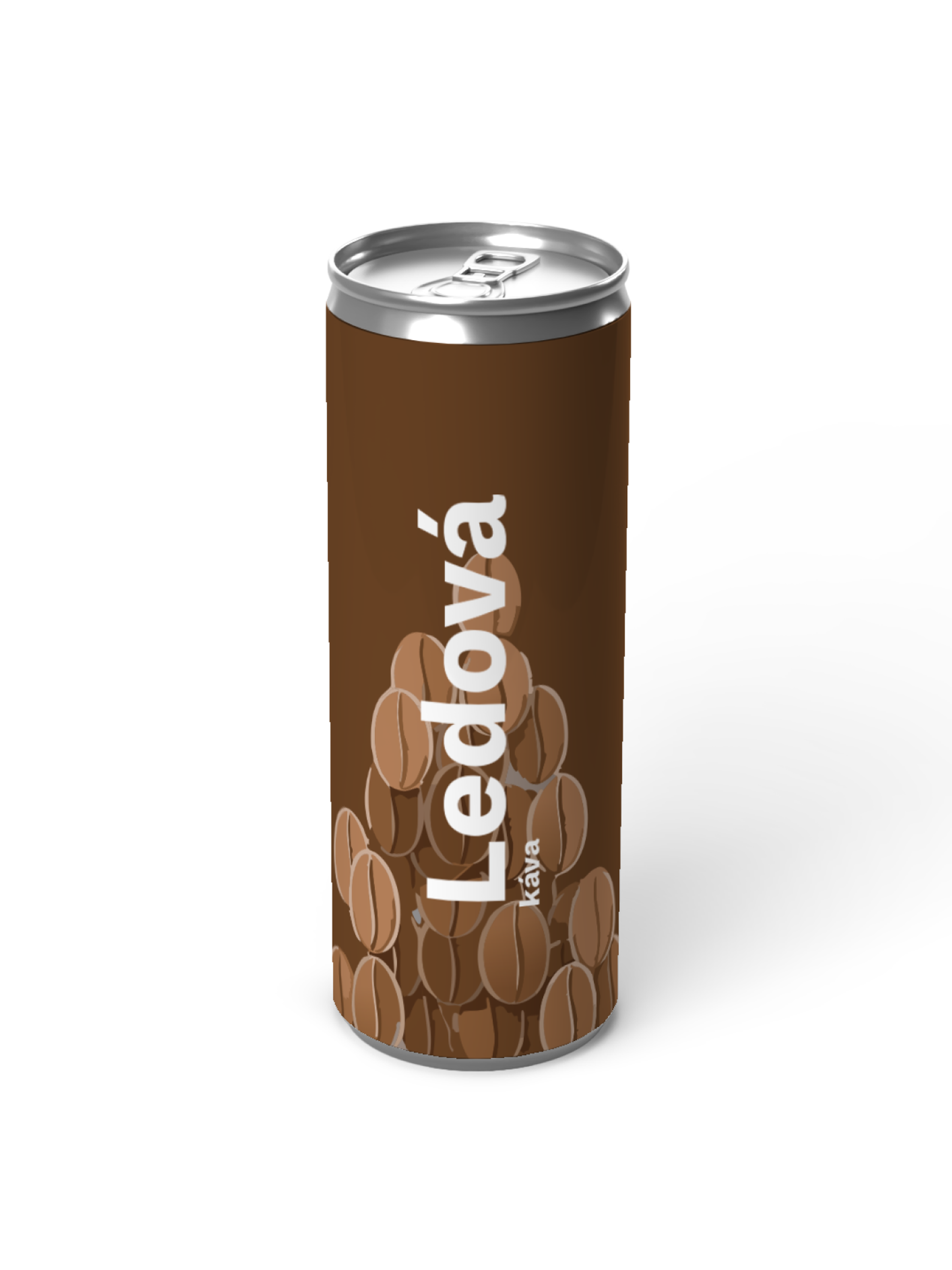 Plechovka s ledovou kávou