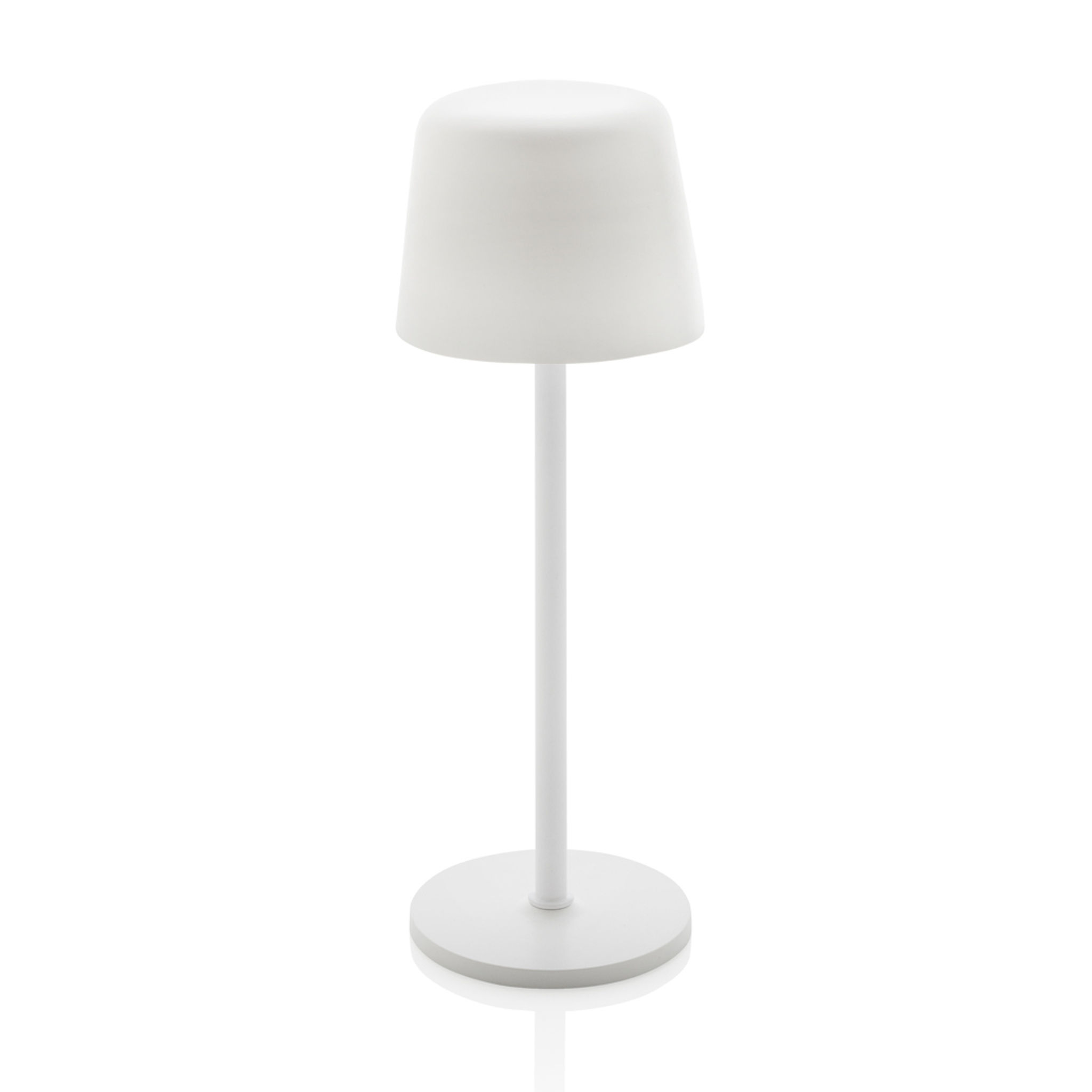 USB dobíjitelná stolní lampa Zenic z RCS recykl. plastu — Předek