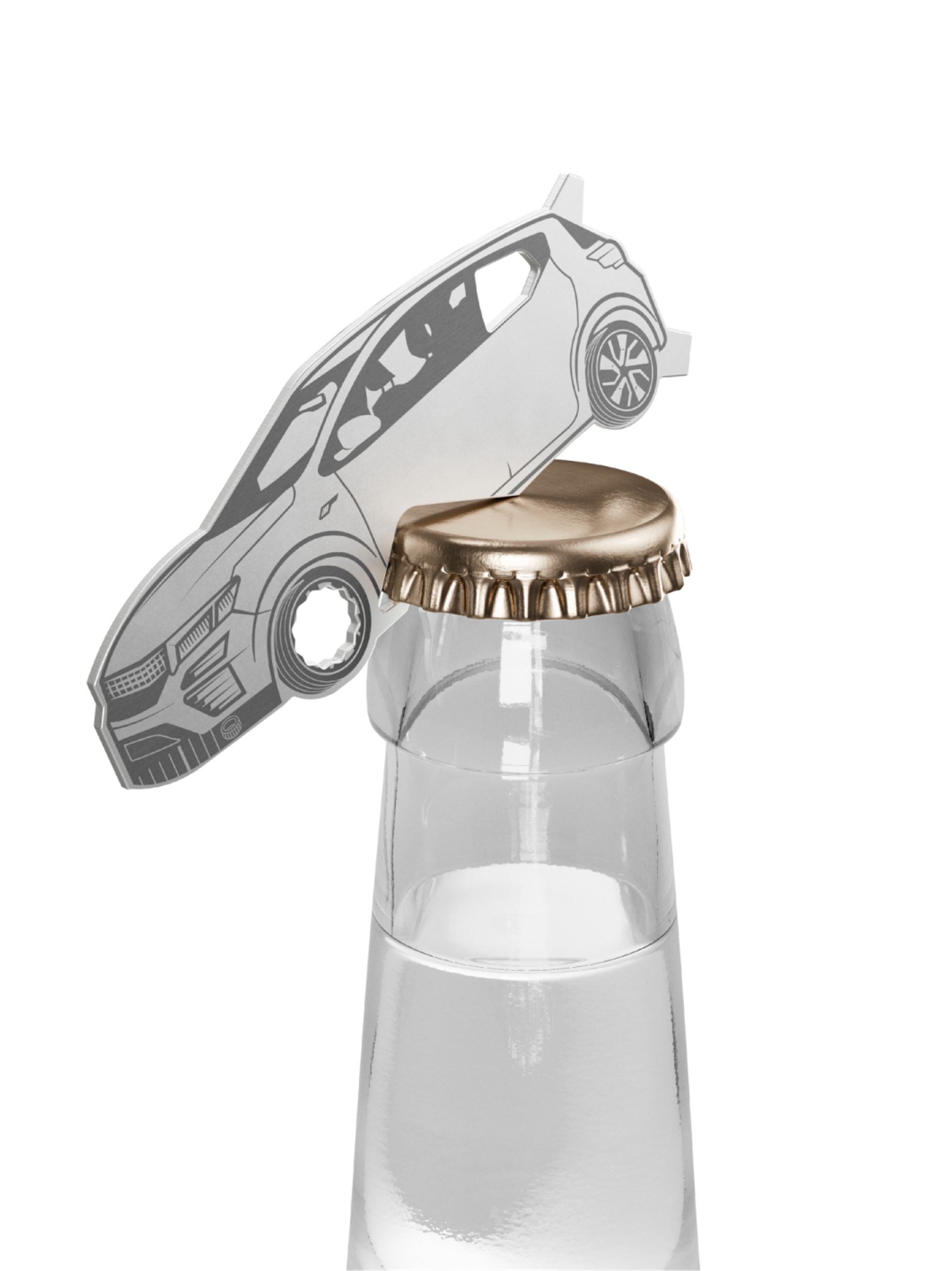 Multitool ve tvaru auta — Detail