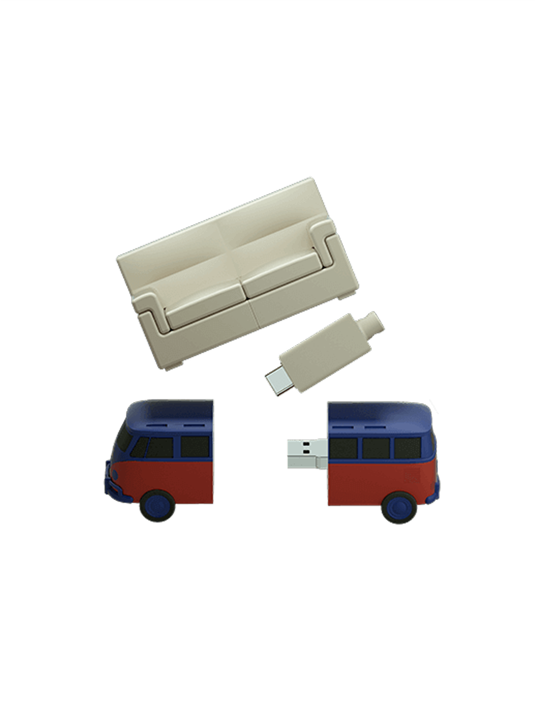 3D USB flash disk — Detail
