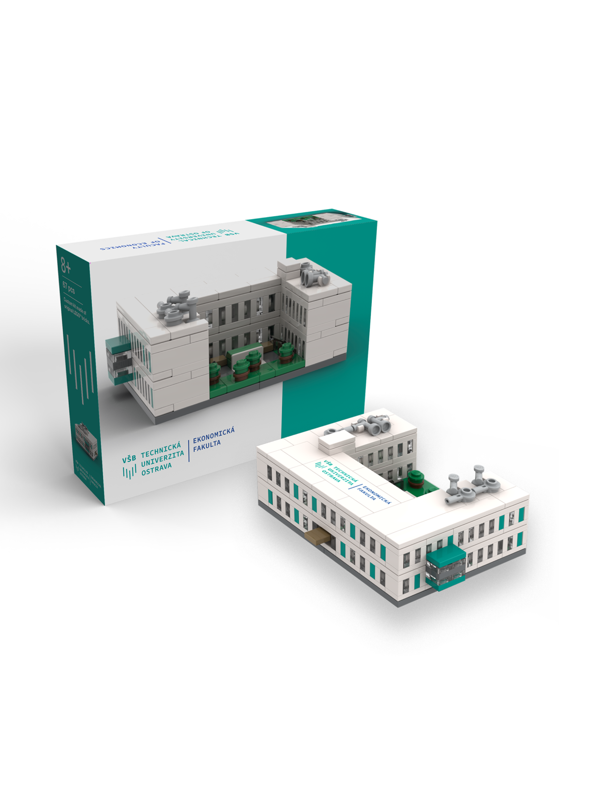 Zakázková stavebnice z LEGO* kostek — Detail