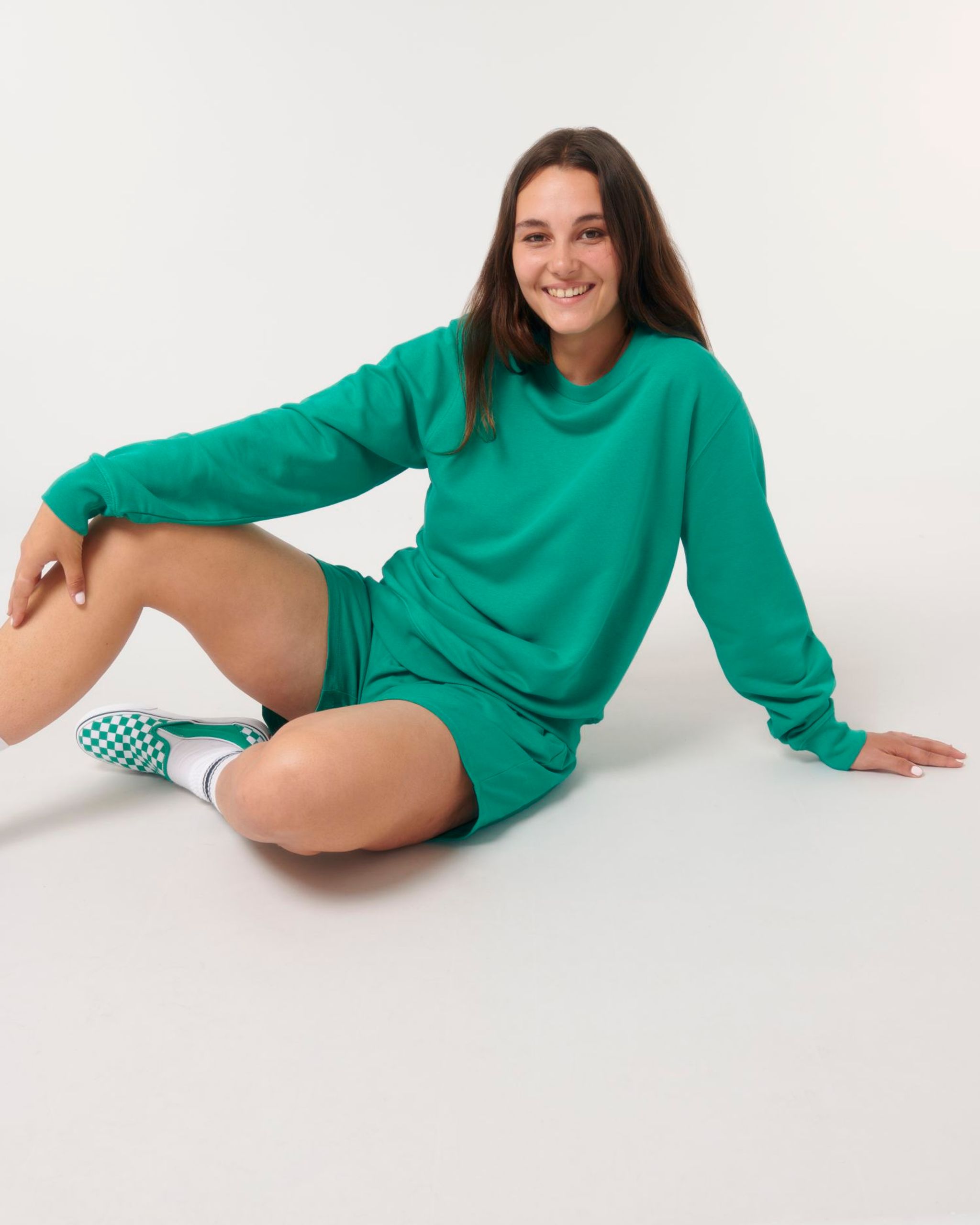 Stanley/Stella lehká crewneck mikina — Na postavě
