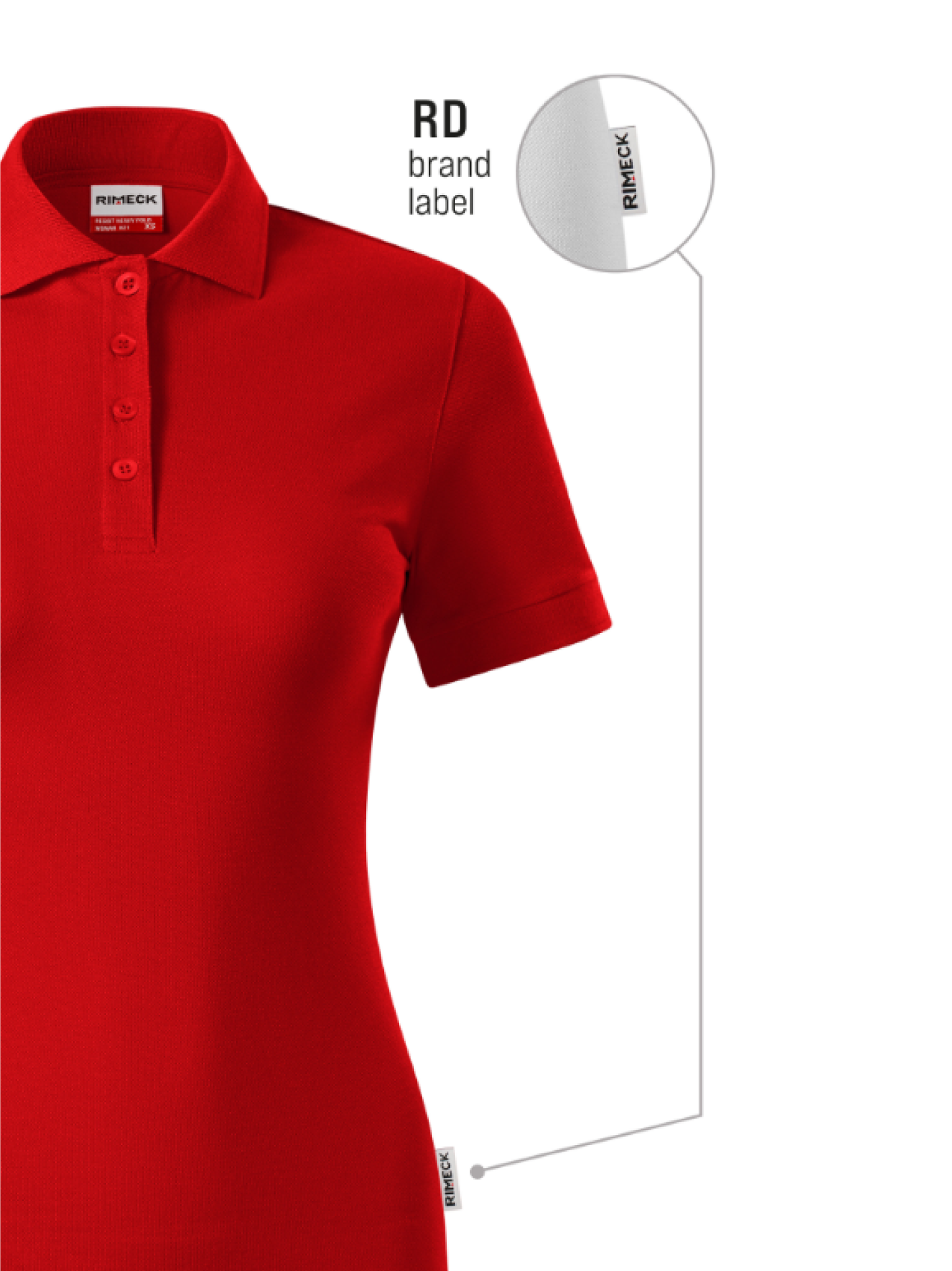 Dámské piqué polo tričko klasické — Detail