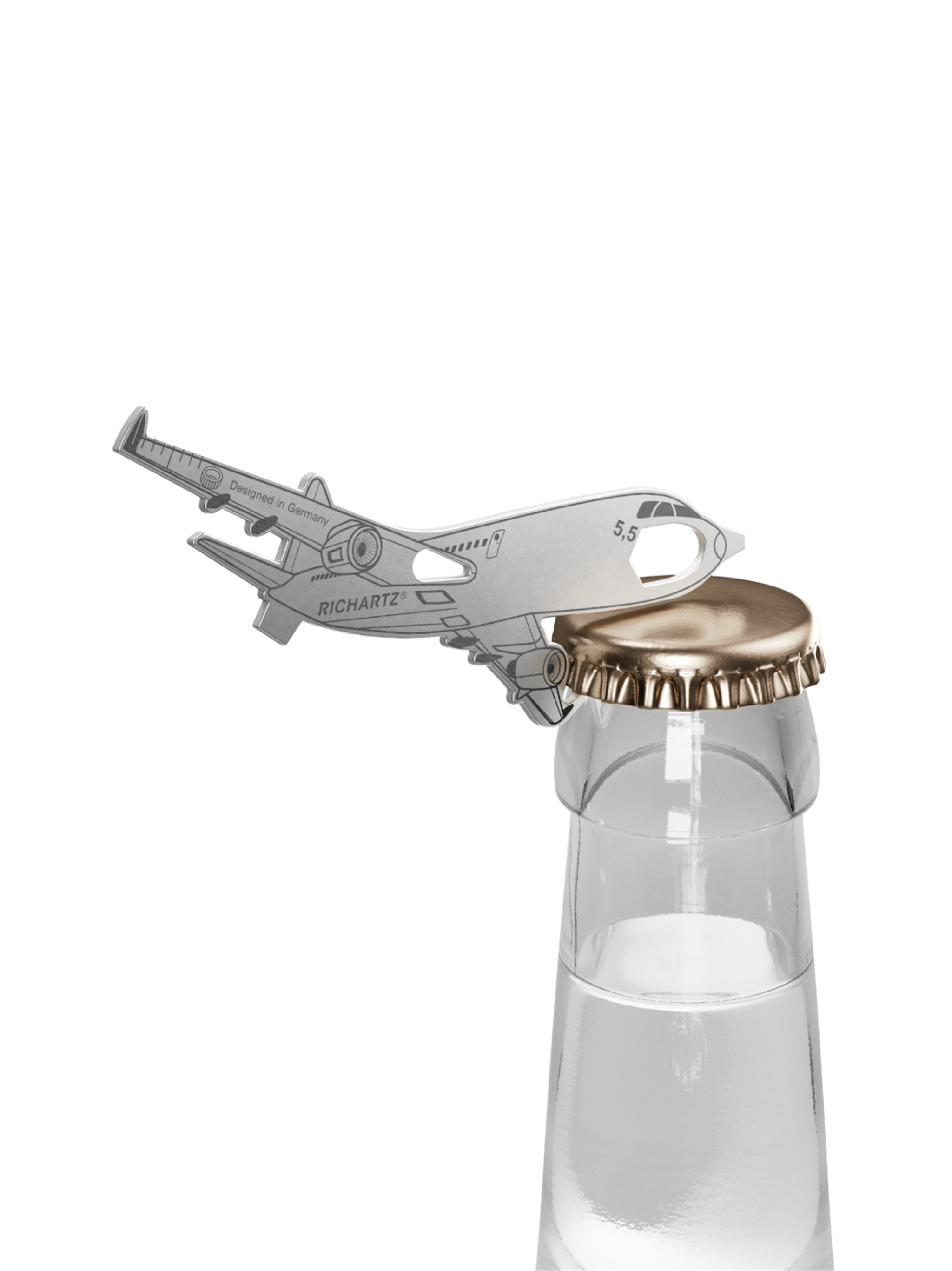 Multitool ve tvaru letadla — Detail
