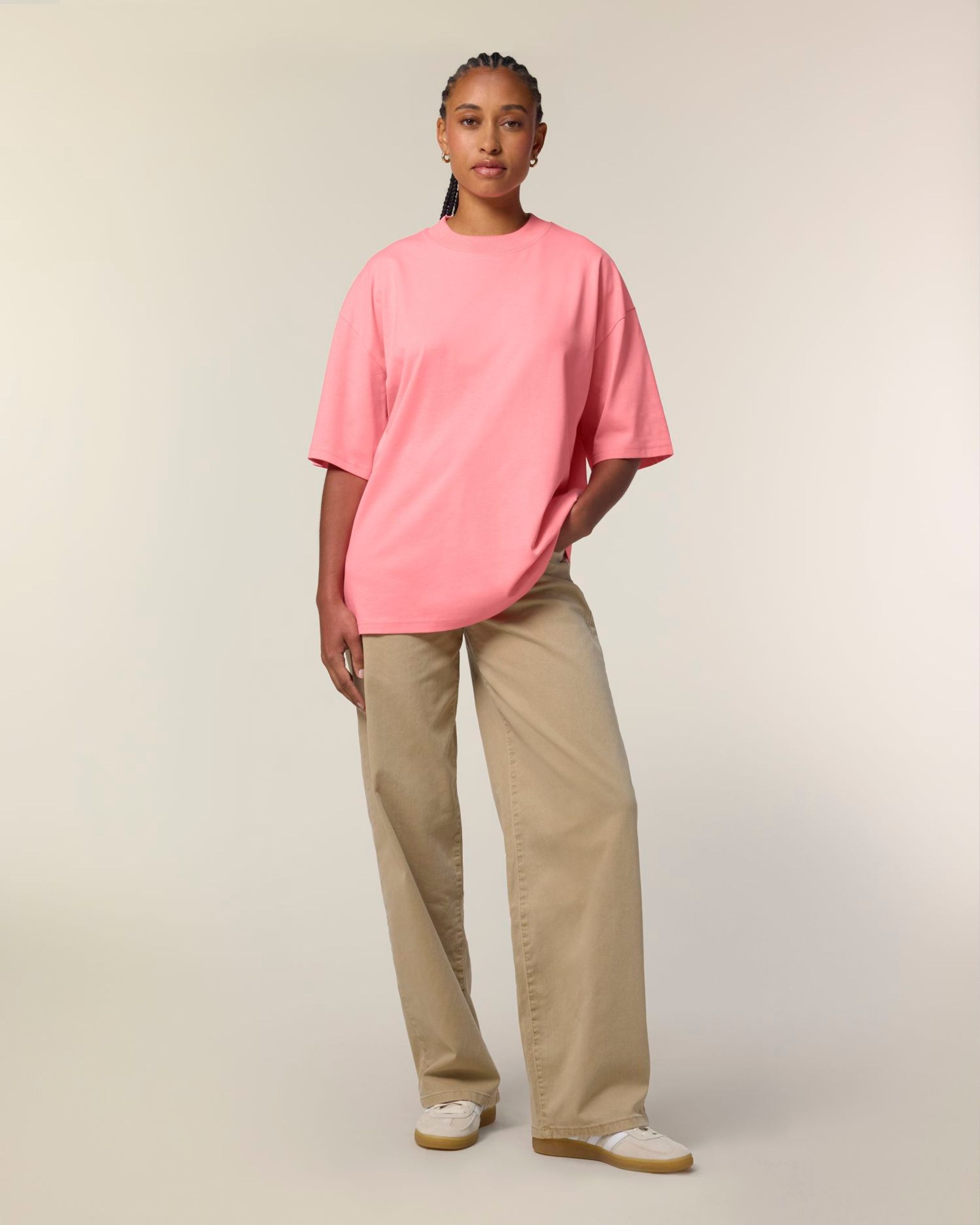 Stanley/Stella oversized tričko — Na postavě