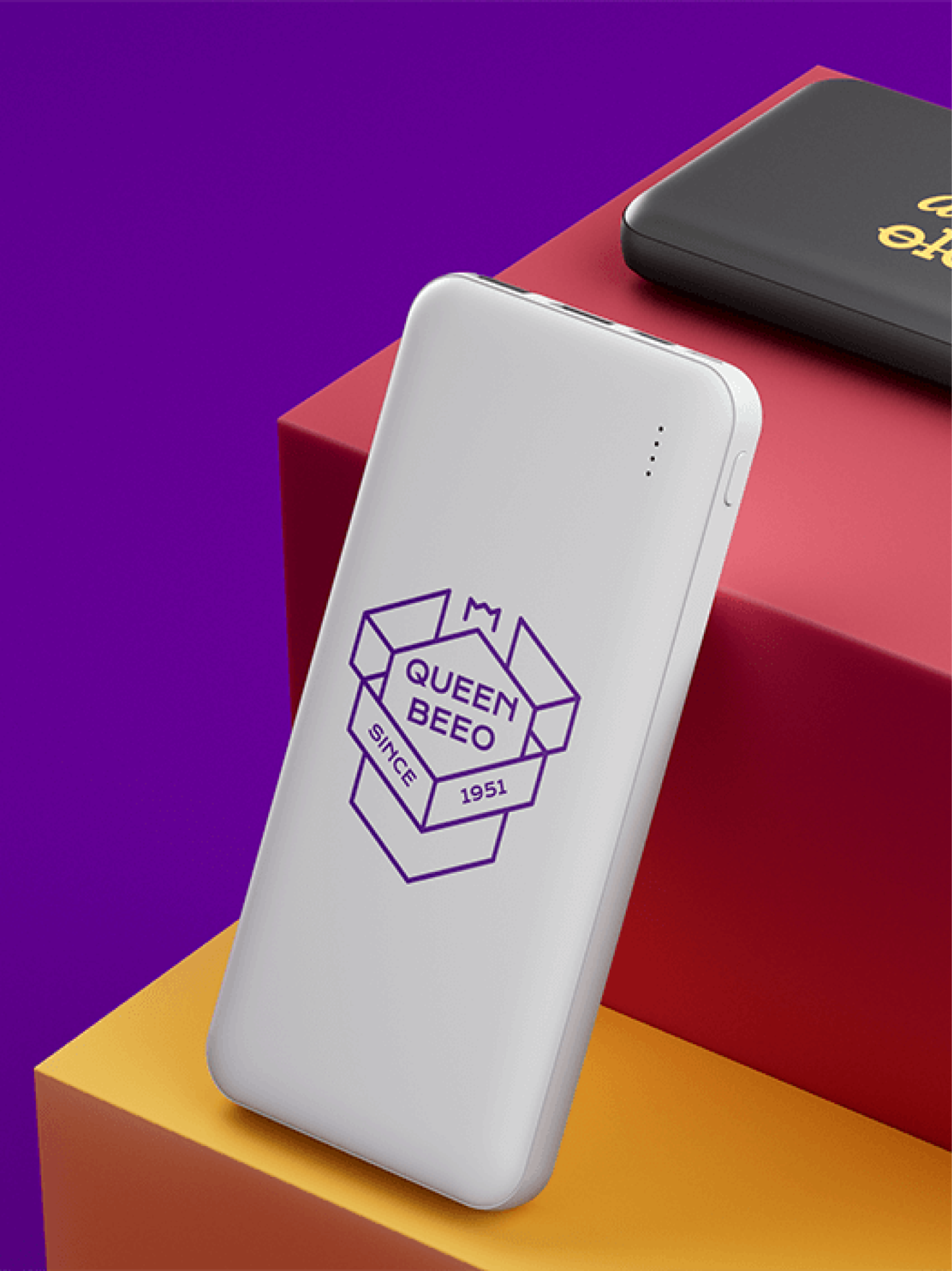 Powerbanka Slate z RPET, 10 000 mAh — Detail