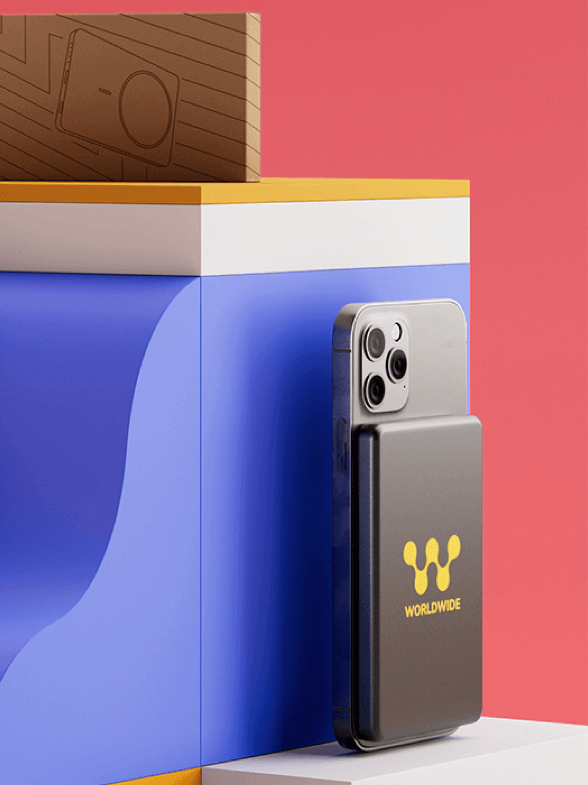 MagSafe Powerbanka Revolt, 5 000 mAh — Detail