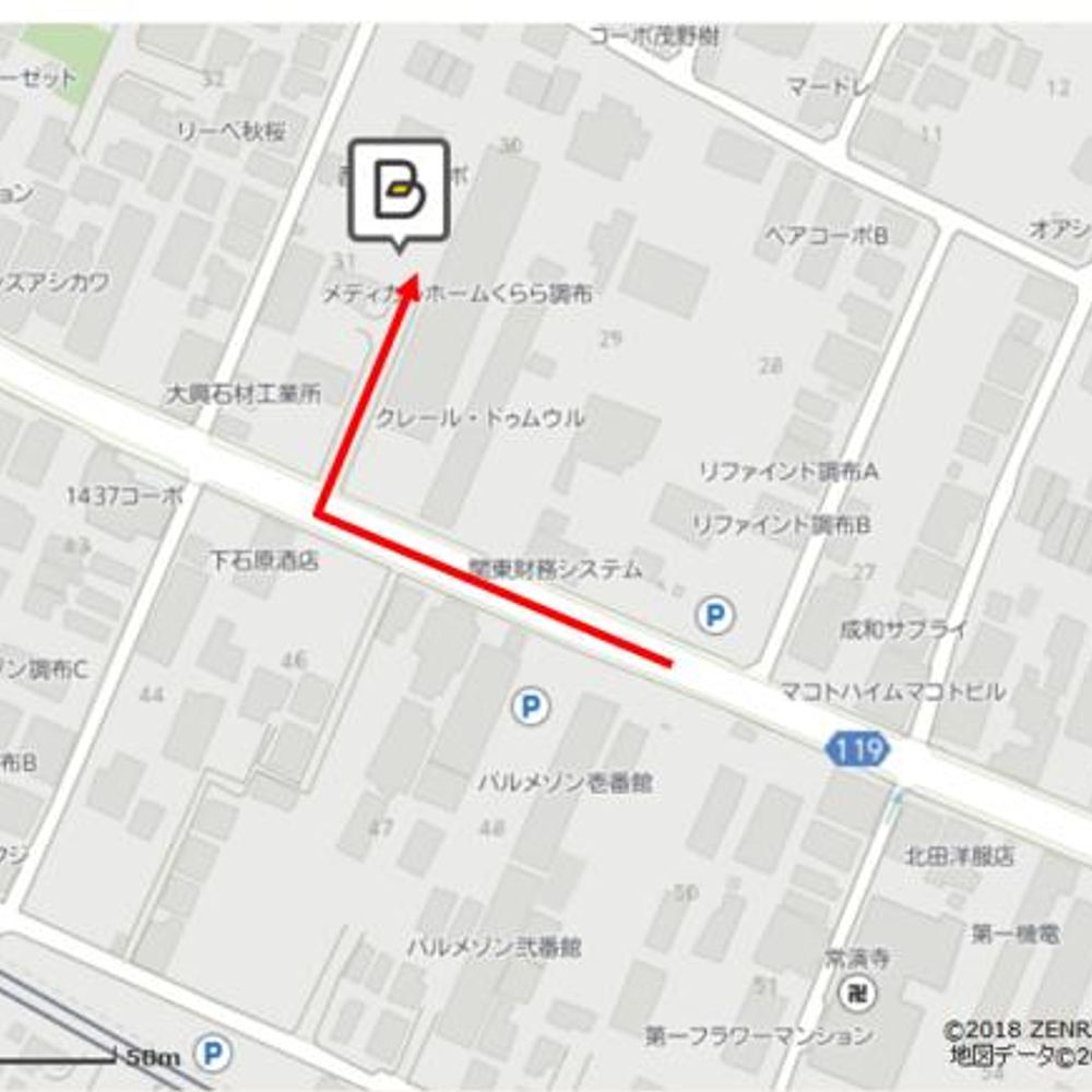 下石原１－３１－７西調布コーポ第４駐車場:3