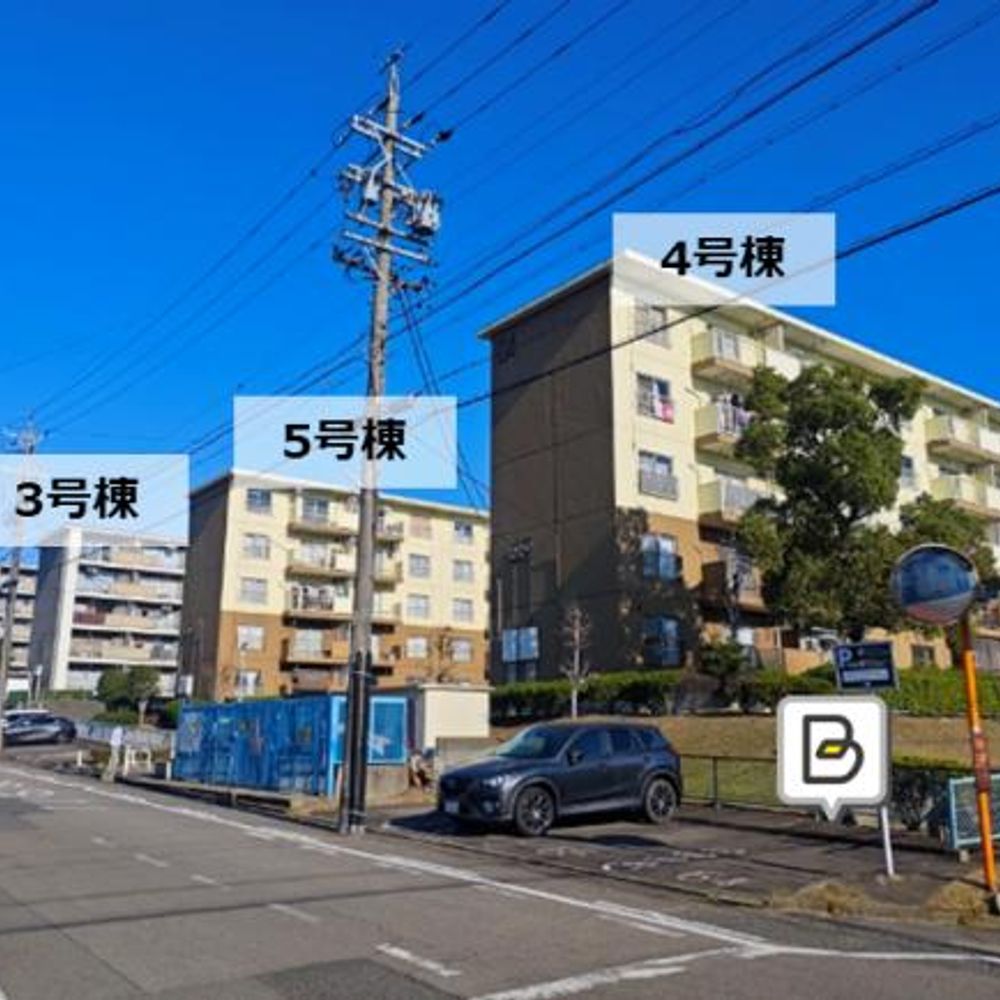 UR都市機構　朝倉団地駐車場:2