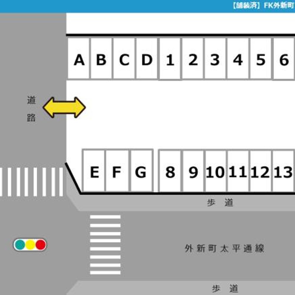 FK外新町1丁目30駐車場:1