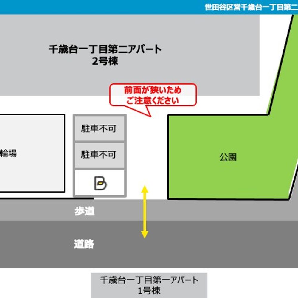 千歳台一丁目第二アパート駐車場:3