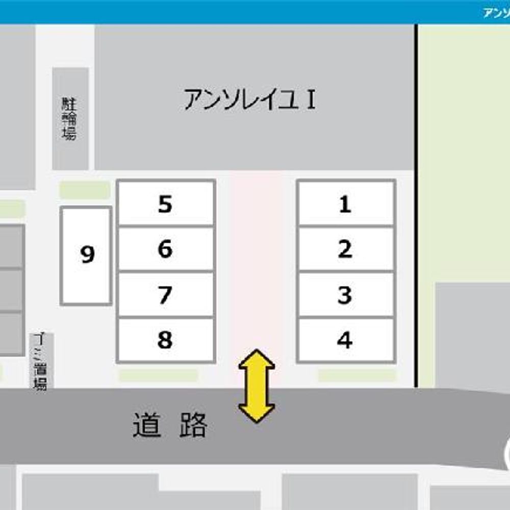 アンソレイユ１駐車場:3