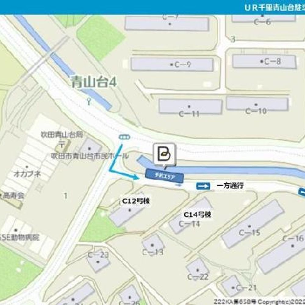 ＵＲ千里青山台団地駐車場:0