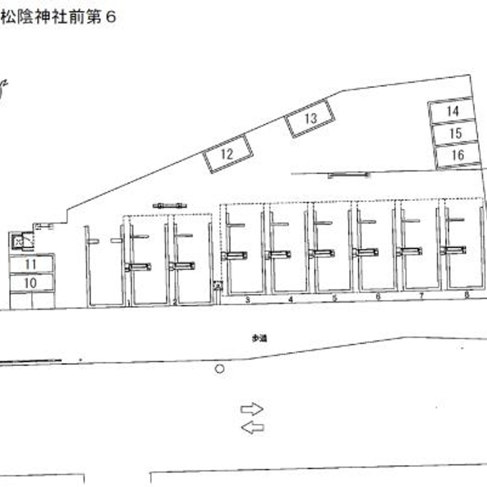 松陰神社前第６駐車場:1