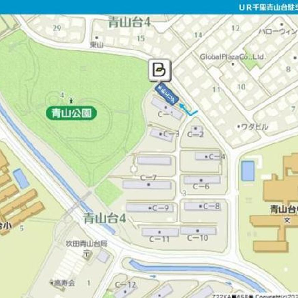 ＵＲ千里青山台団地駐車場:0
