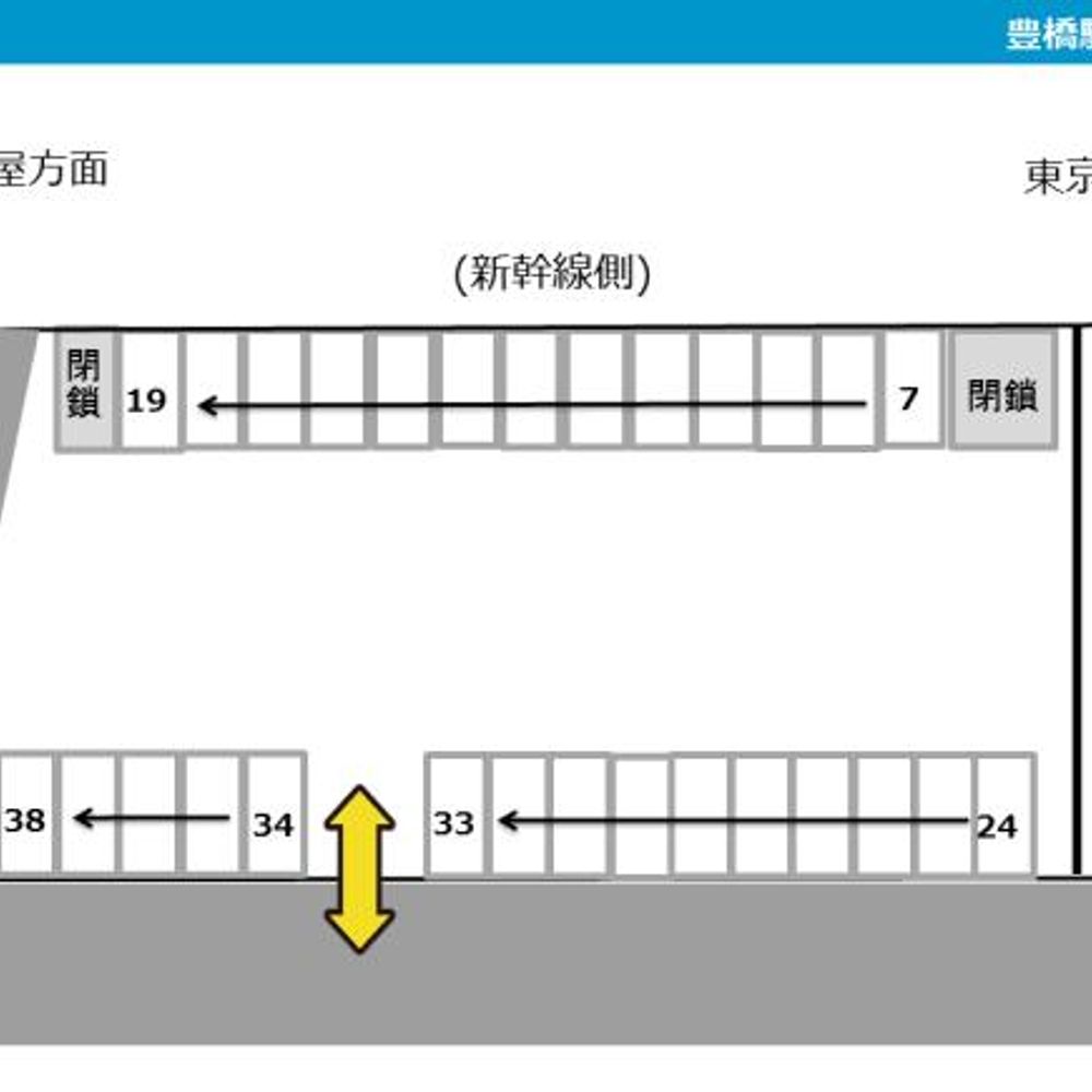 豊橋駅東月極駐車場:1