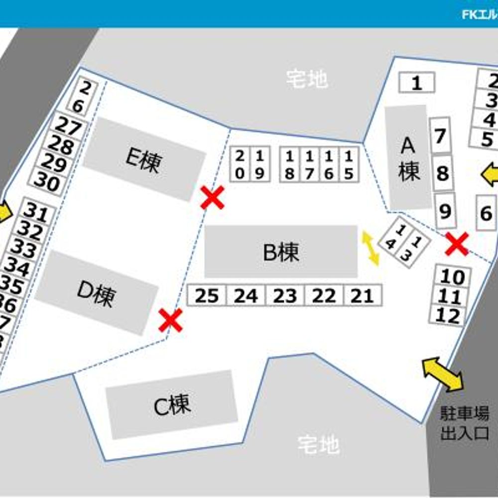 FKエルプレイス菊名（D・E棟）駐車場:4
