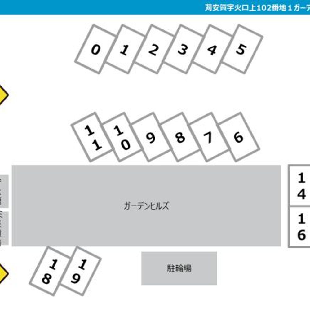 苅安賀火口上102番地1　ガーデンヒルズ駐車場:1