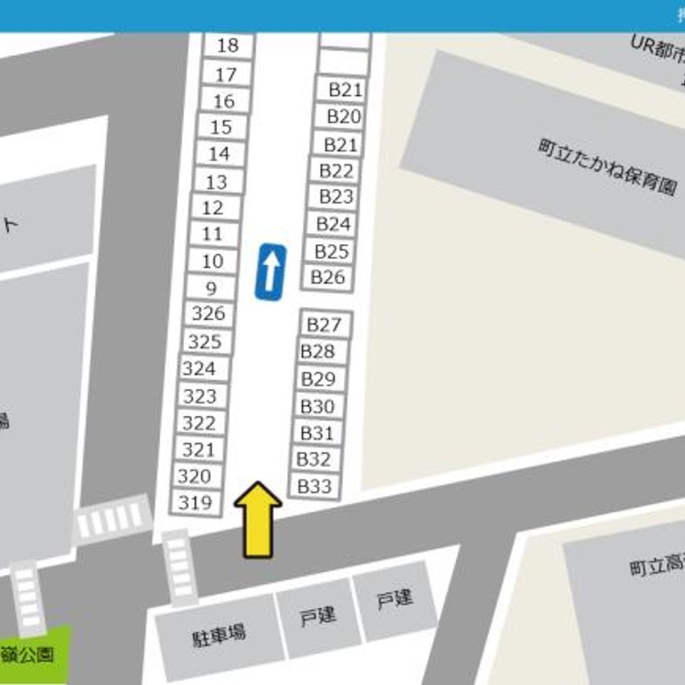 UR都市機構　押草団地駐車場:1