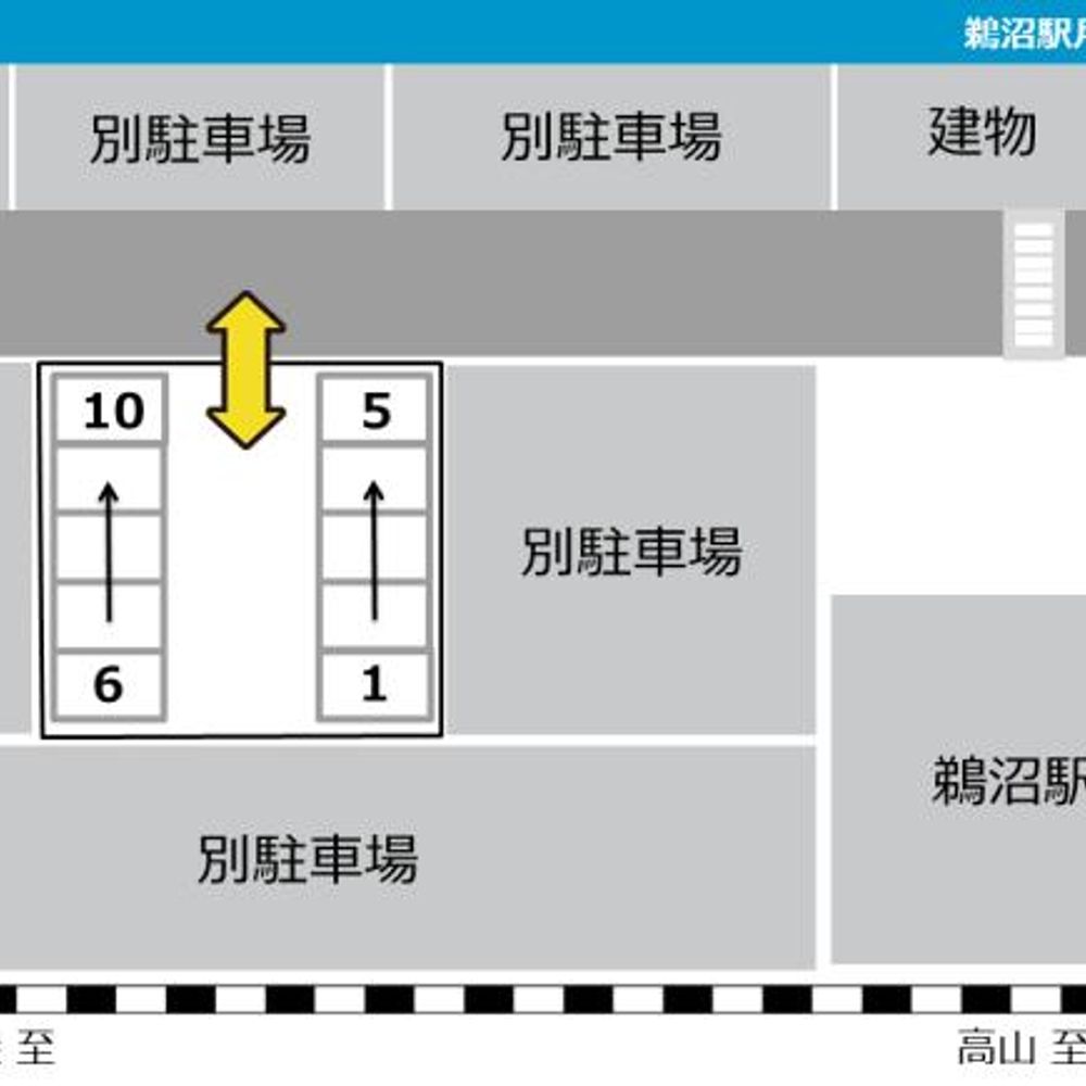 鵜沼駅第１月極駐車場:1