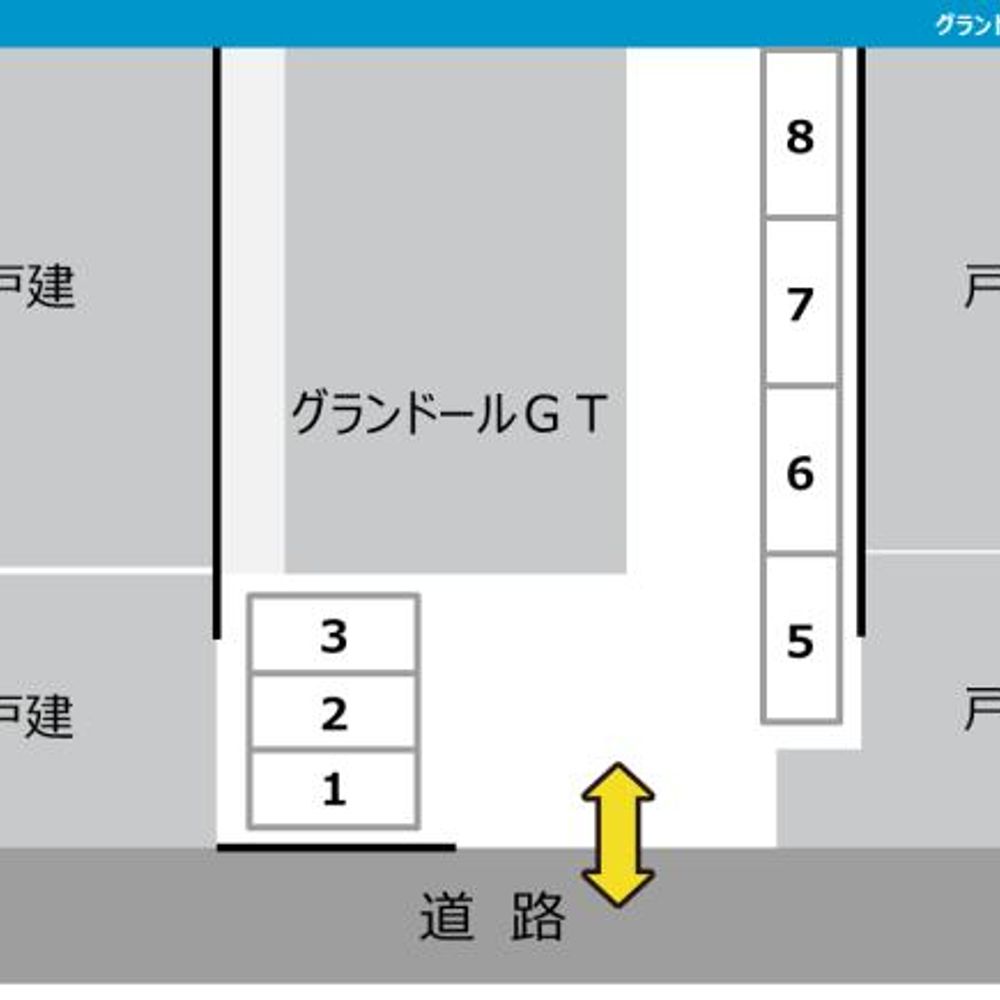 上石原1丁目 グランドールGT駐車場:3
