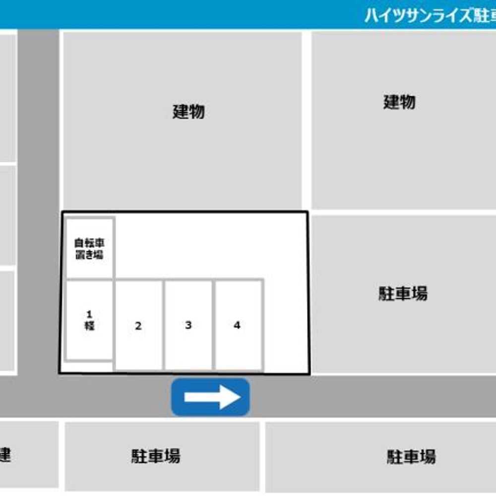 ハイツサンライズ 枇杷島駐車場:1