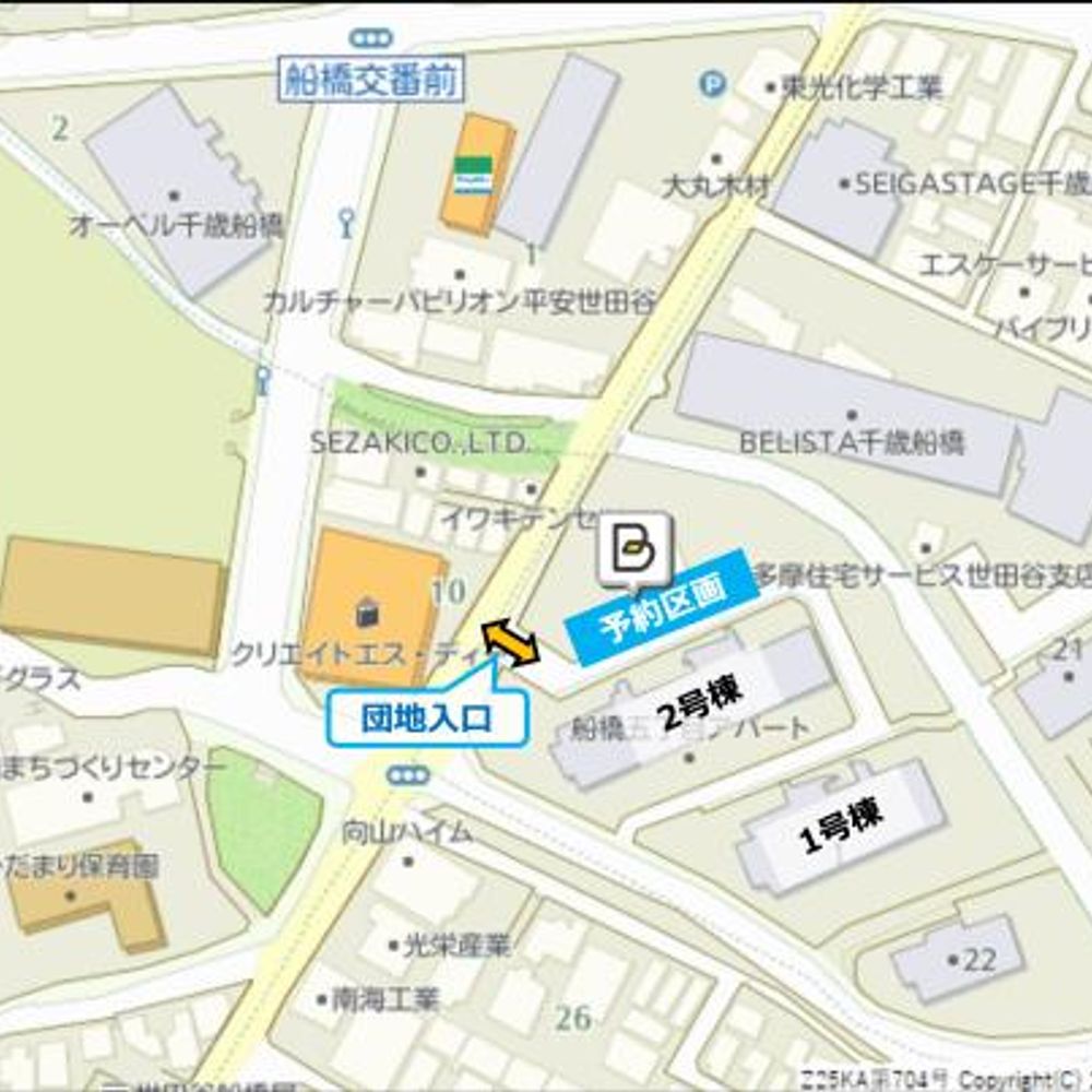 世田谷区営船橋５丁目アパート駐車場:0