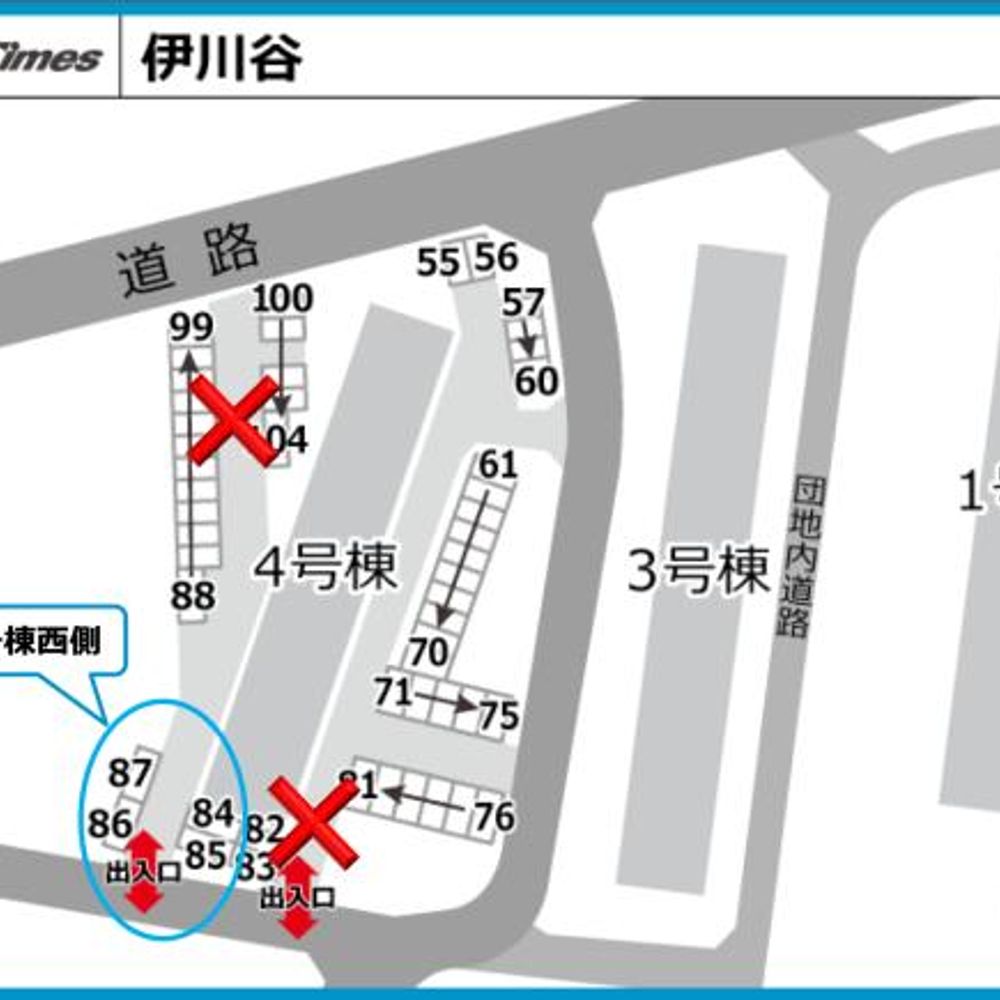 公社伊川谷住宅駐車場:1