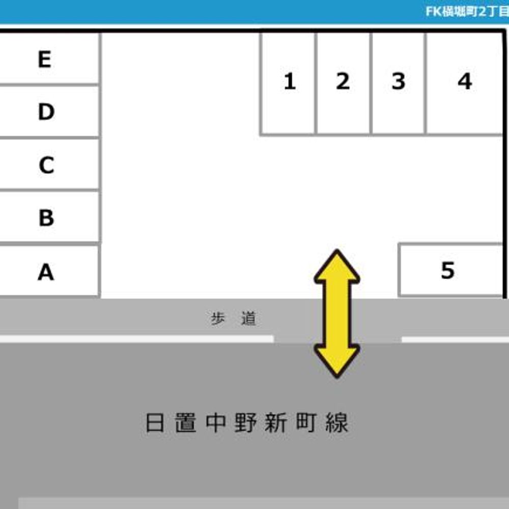 FK横堀町2丁目26月極駐車場:1
