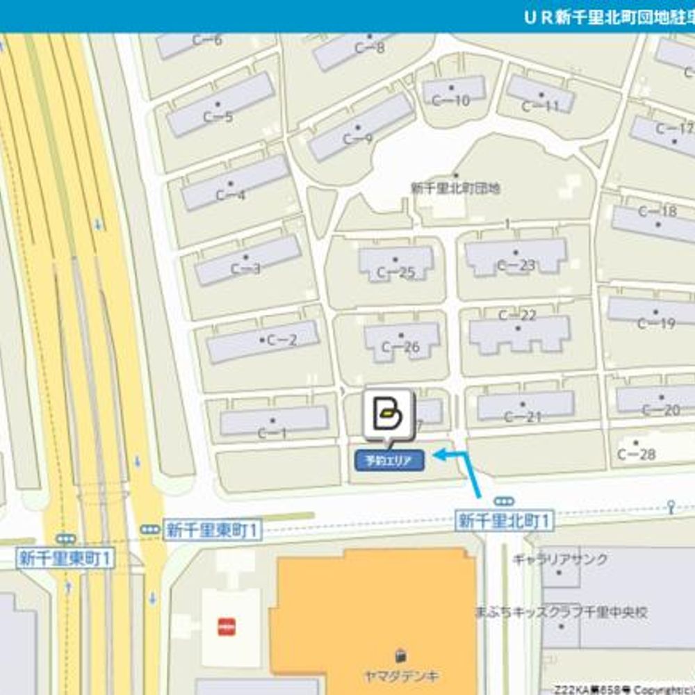 ＵＲ新千里北町団地駐車場:0