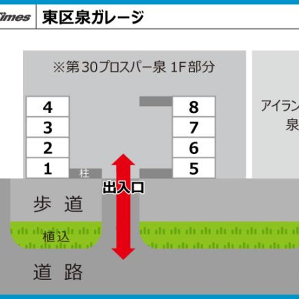 東区泉ガレージ:1