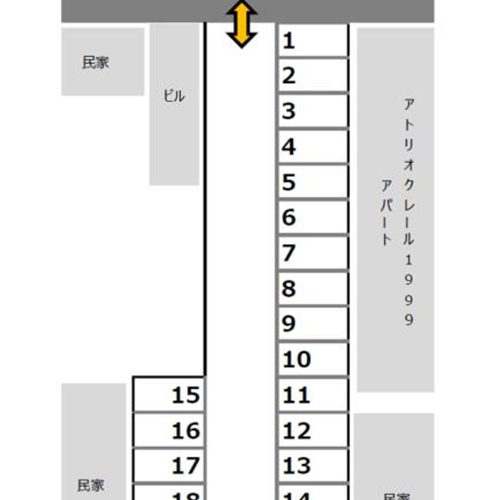 堀木２丁目駐車場:1