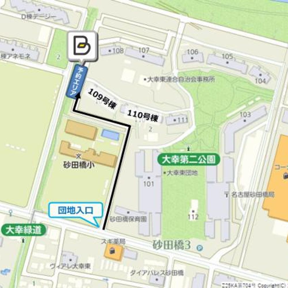 UR都市機構　大幸東団地駐車場:0