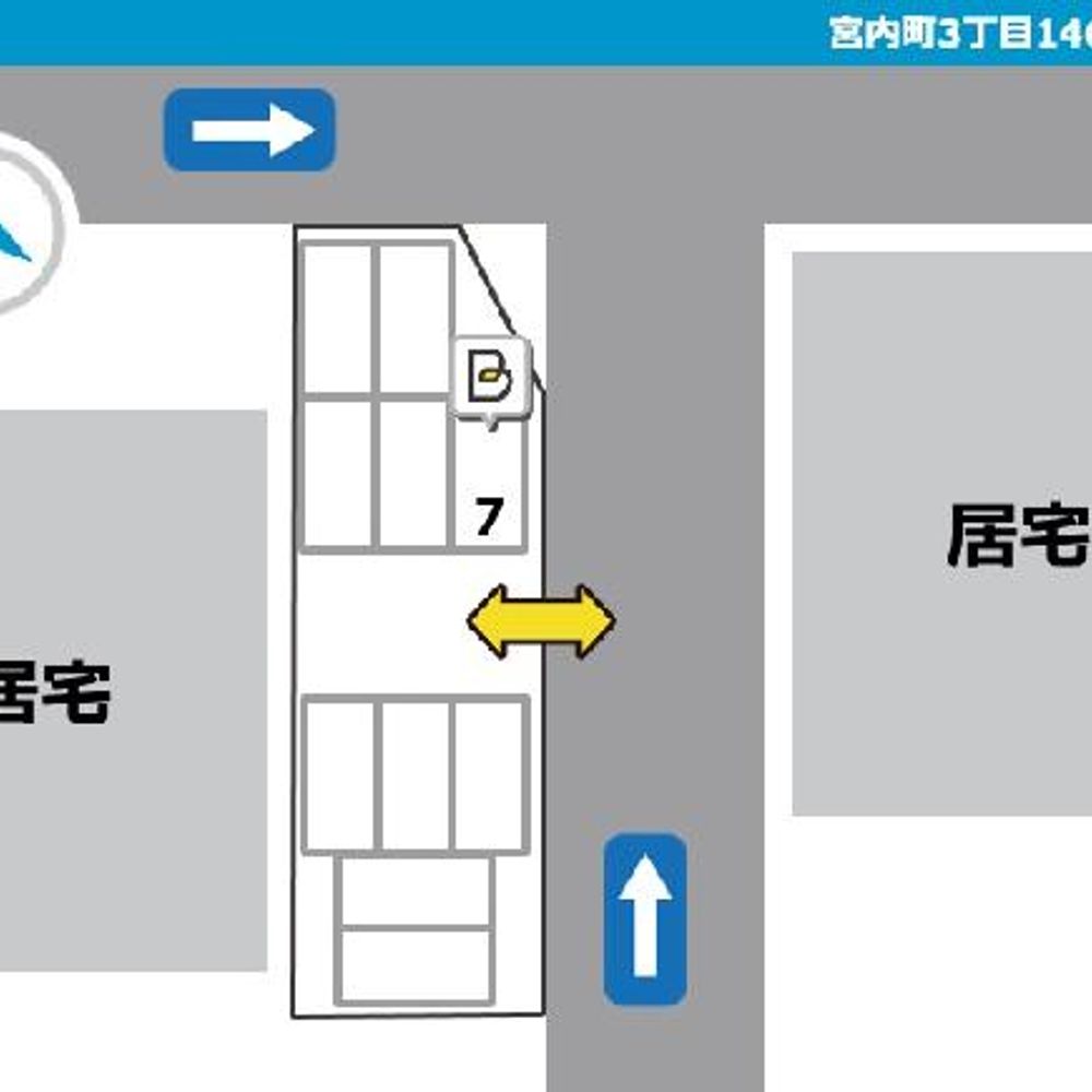 宮内町3丁目146-1駐車場:1