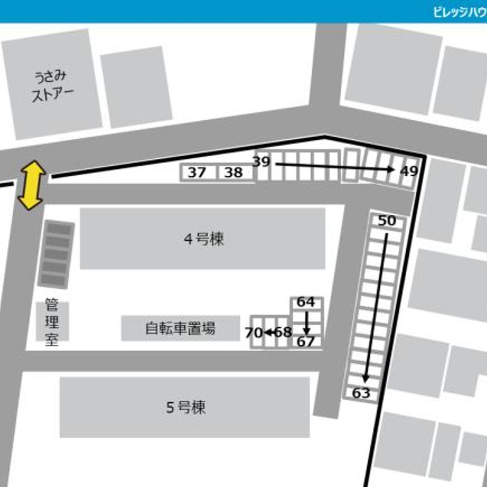 ビレッジハウス栗ヶ沢駐車場:1