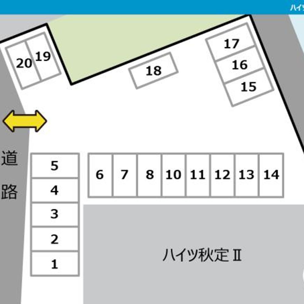 ハイツ秋定2駐車場:1