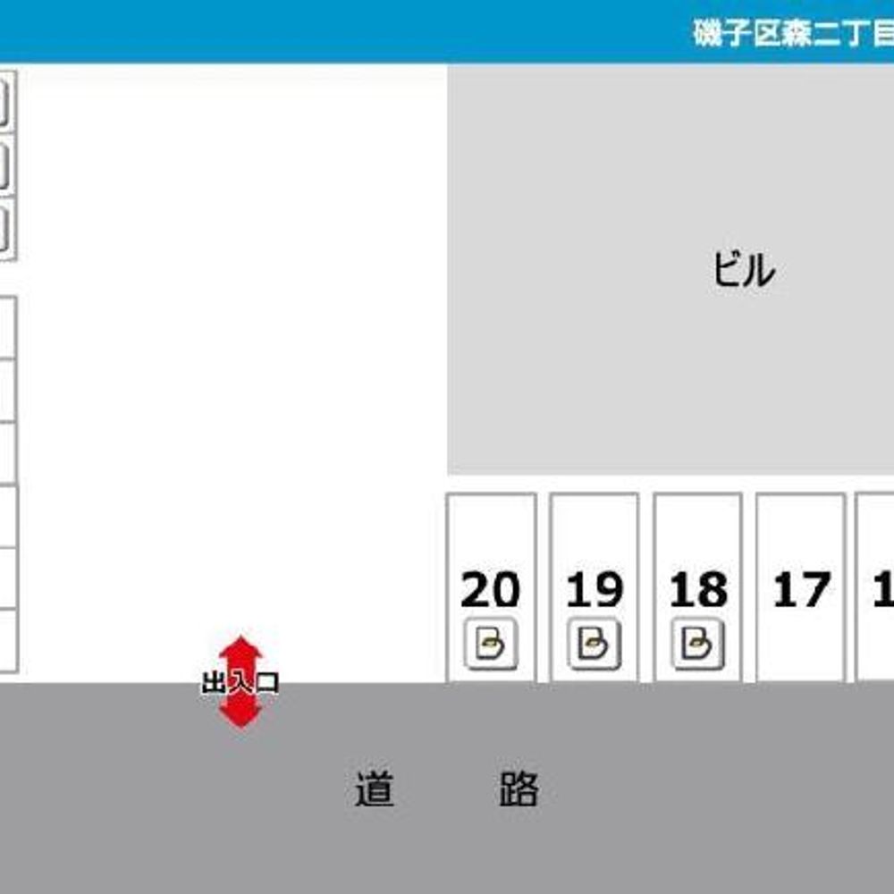 南部市場駅前駐車場:4
