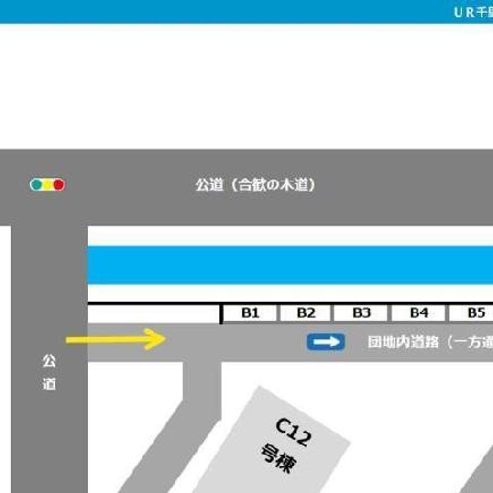 ＵＲ千里青山台団地駐車場:1