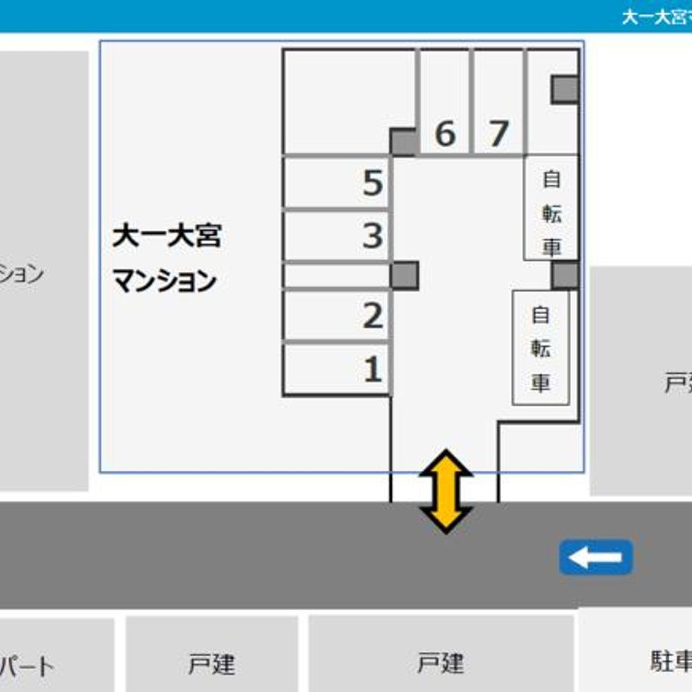 大一大宮マンション駐車場:1
