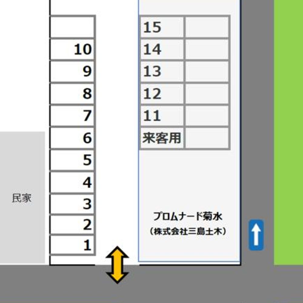 プロムナード菊水駐車場:1