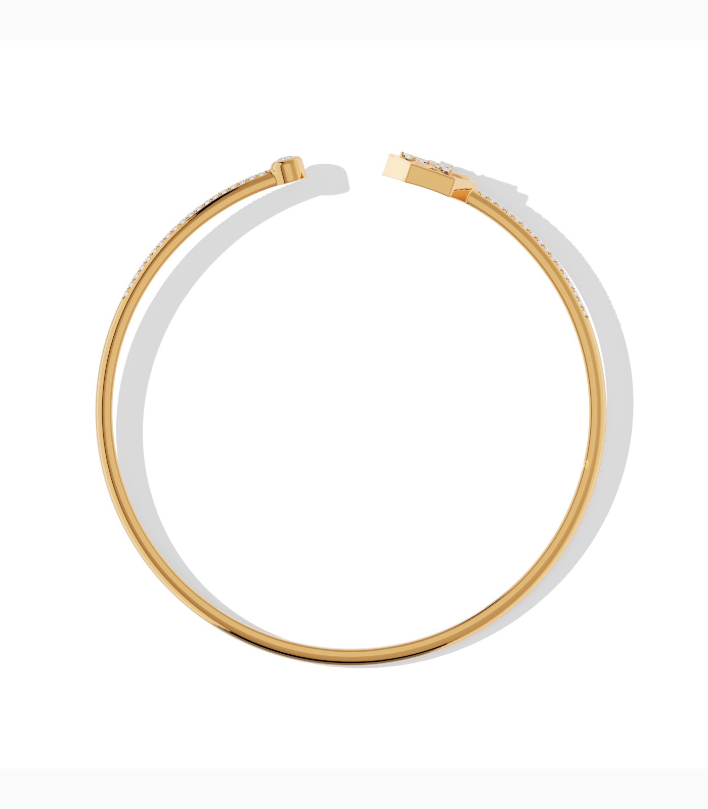 Floral Open Bangle Bracelet | Varudai