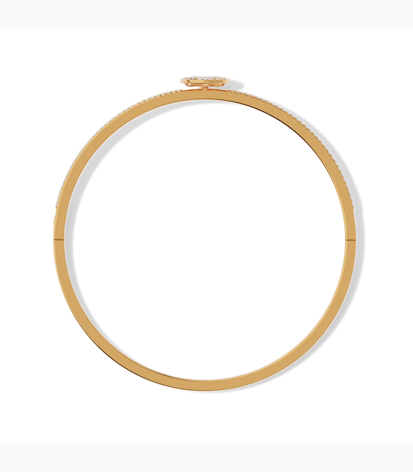 Floral Diamond Pavé Bracelet With Halo | Varudai