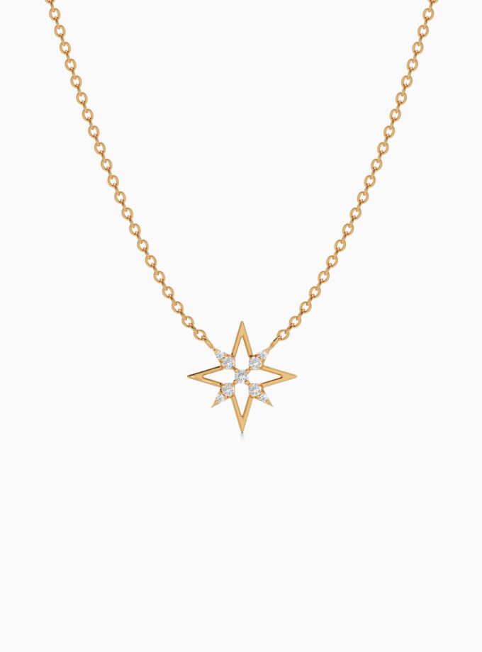 Northern Star Diamond Pendant | Varudai