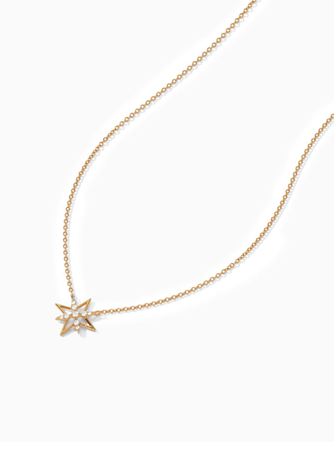Northern Star Diamond Pendant | Varudai