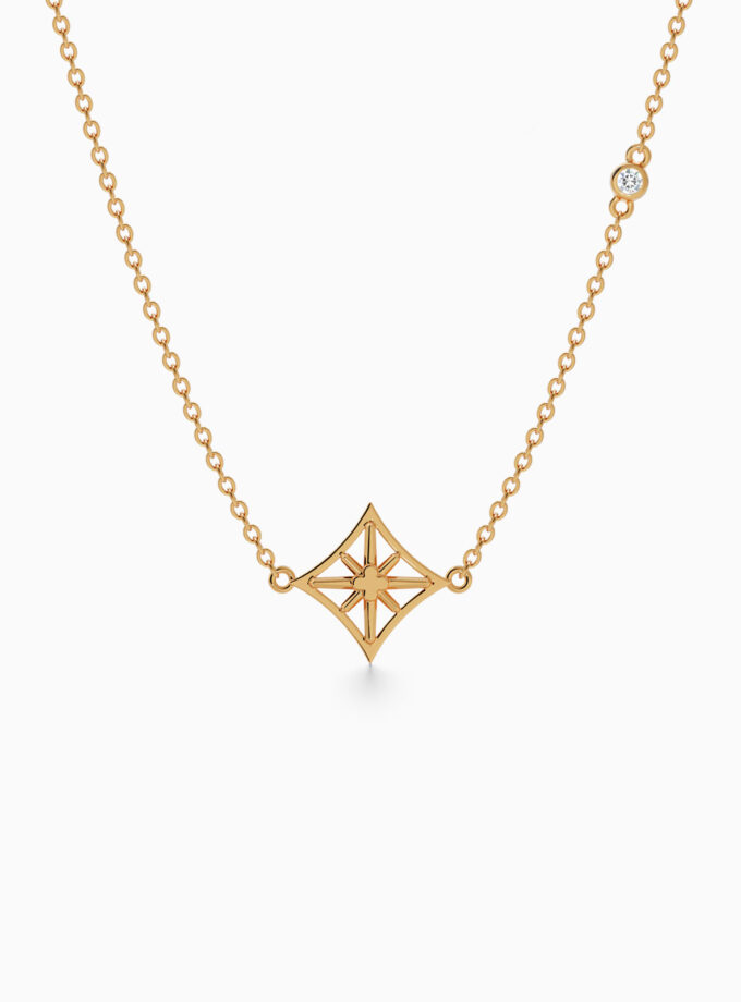 Blossom Star Gold Pendant | Varudai