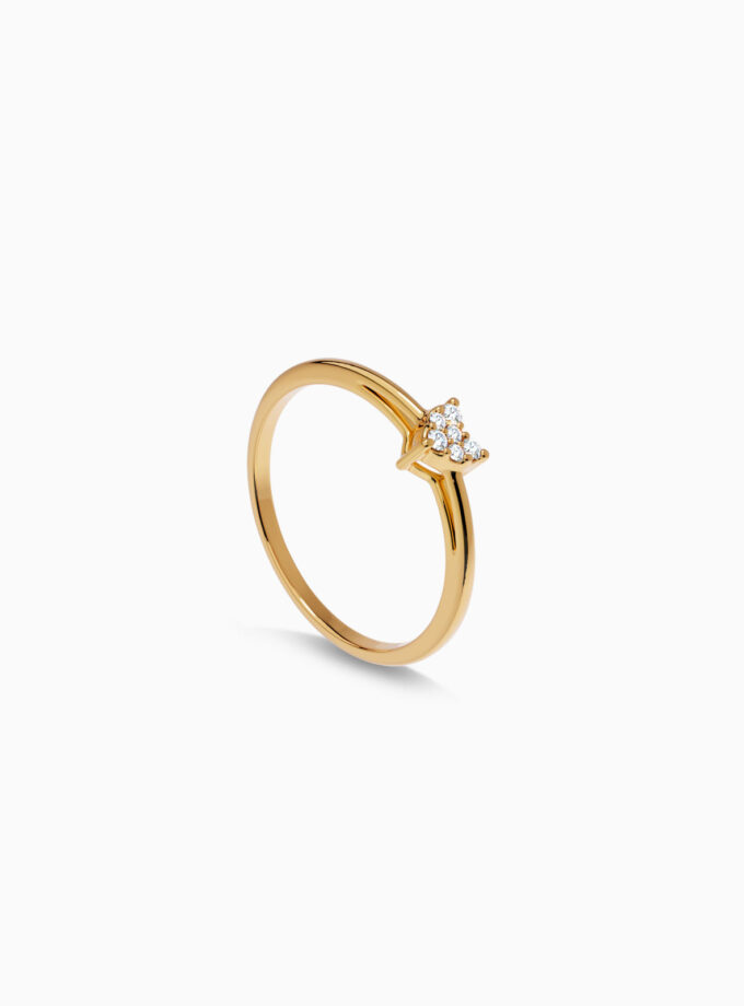 Small Diamond Heart Ring | Varudai